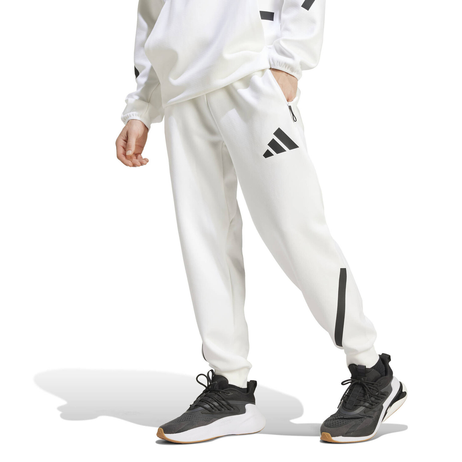 Спортивные штаны зне Adidas Sportswear, белый — фото 2