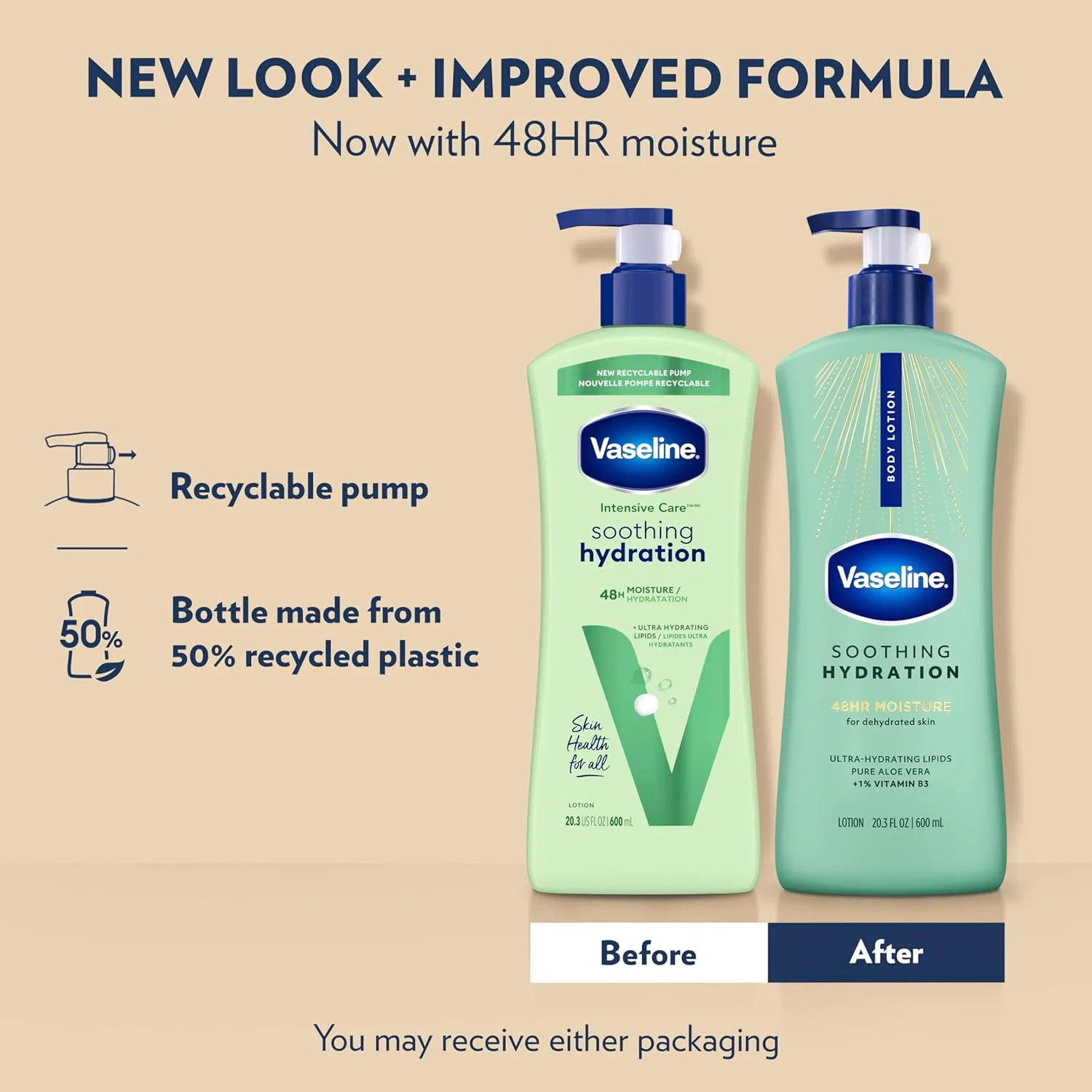 Лосьон для тела Vaseline Intensive Care Aloe Soothe Vaseline — фото 4