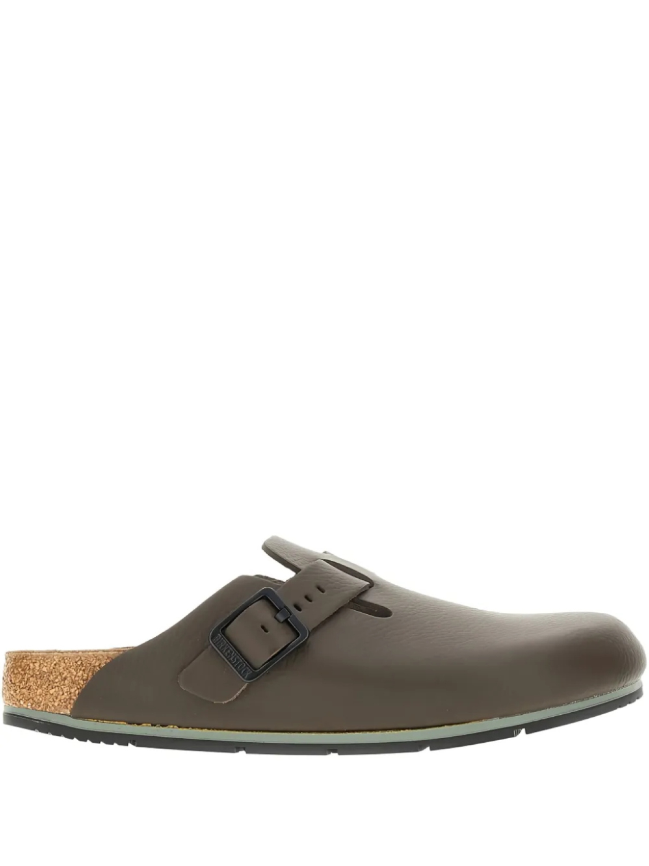 

Бостонские сабо с пряжкой Birkenstock, коричневый