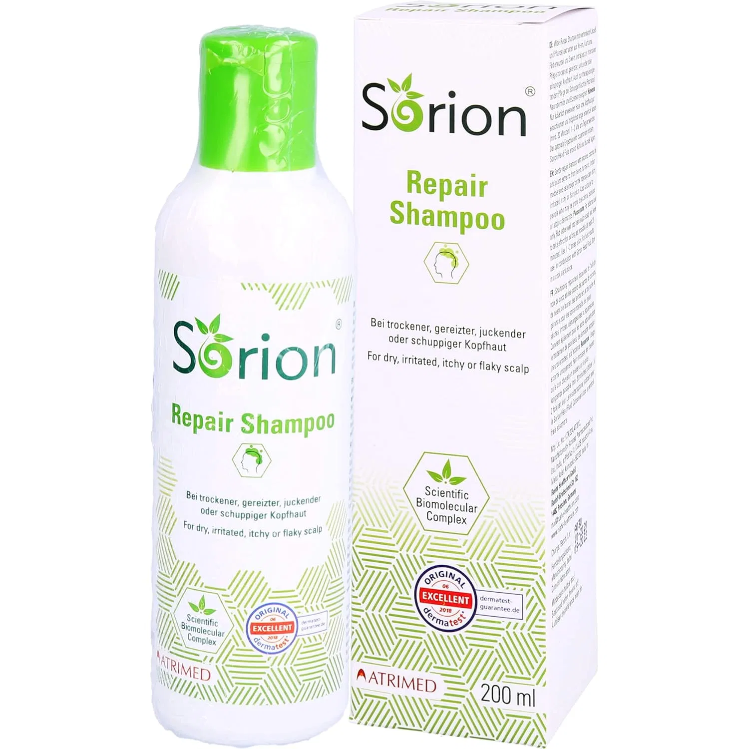 Шампунь Sorion для кожи головы при псориазе и экземе 200 мл Sorion — фото 2