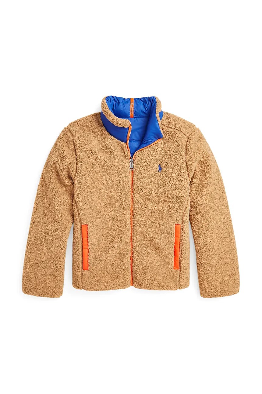 

Двусторонняя куртка для детей Polo Ralph Lauren, коричневый