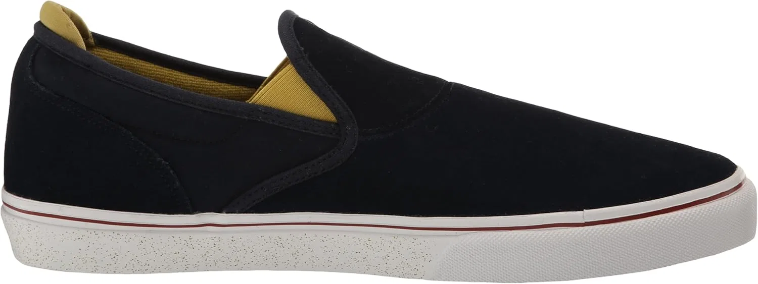 Кроссовки slip-on Emerica Wino G6, Navy/Gold/White — фото 3
