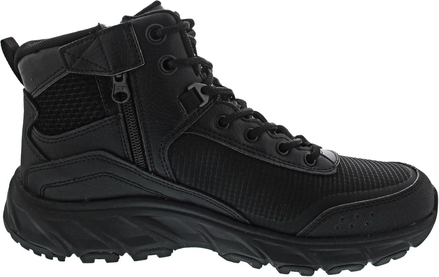 Кроссовки Skechers Hillcrest 2.0 на шнуровке, черные — фото 3