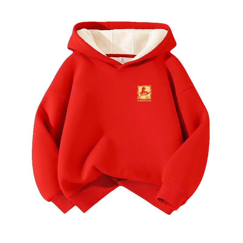 Детский худи WARRIOR, Red & Gold Seal K