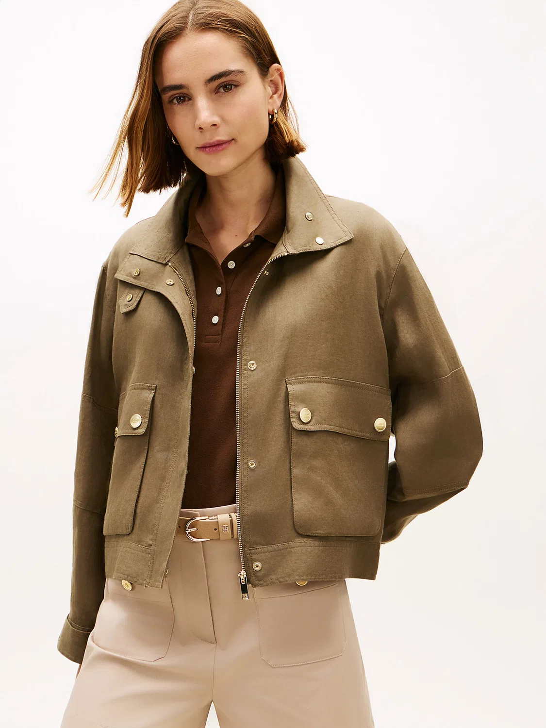 Куртка межсезонья Tommy Hilfiger, Cognac — фото 2