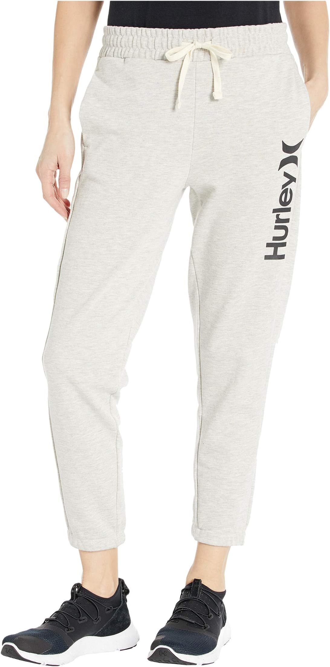 

Брюки Hurley One and Only Fleece Joggers, цвет Grey Heather/Black