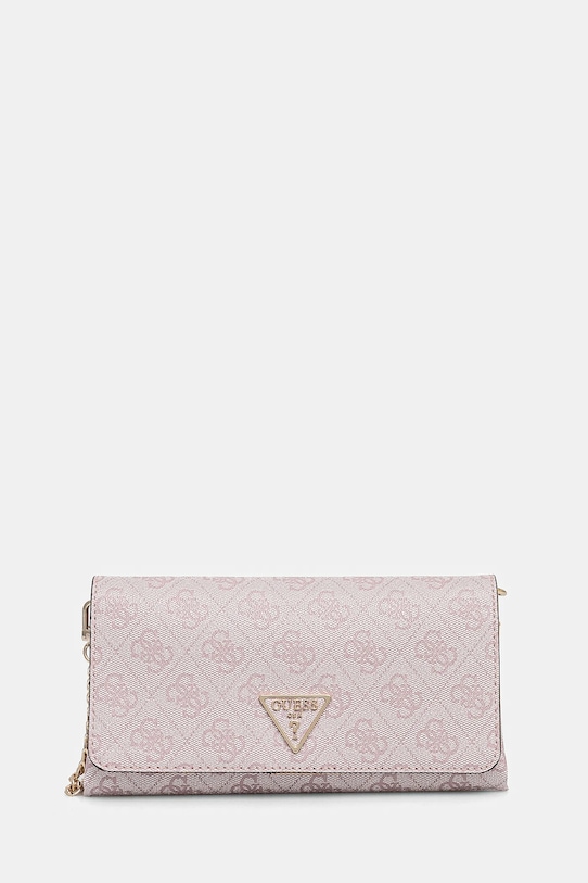 

Кожаная кожаная сумка NOELLE Guess, розовый