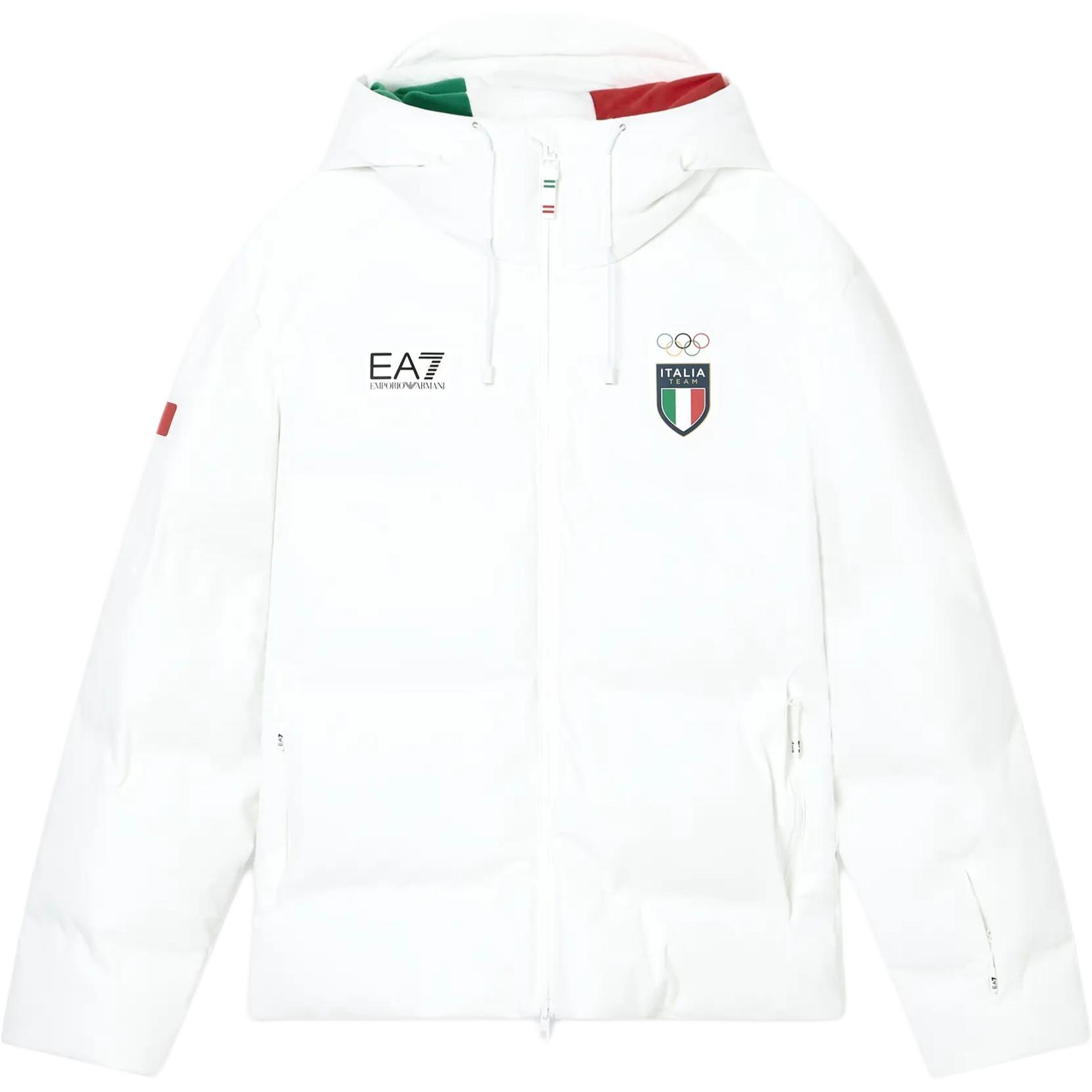 

Пуховик EA7 мужской EMPORIO ARMANI, белый