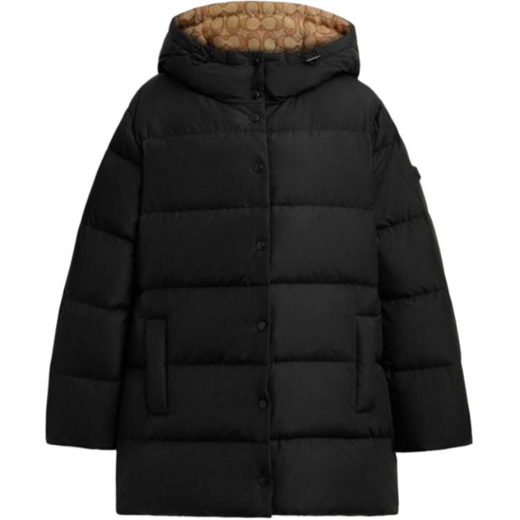 

COACH Пуховик FW24 женский черный, Black