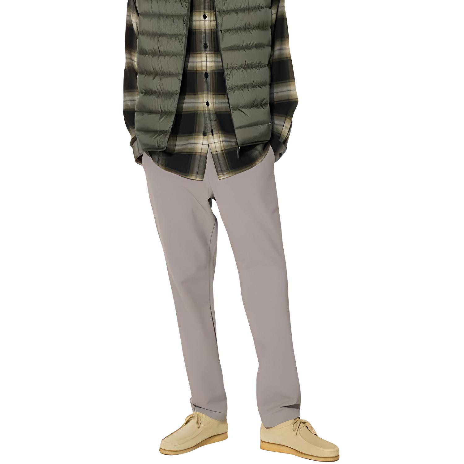 

Повседневные брюки мужские бежевые UNIQLO