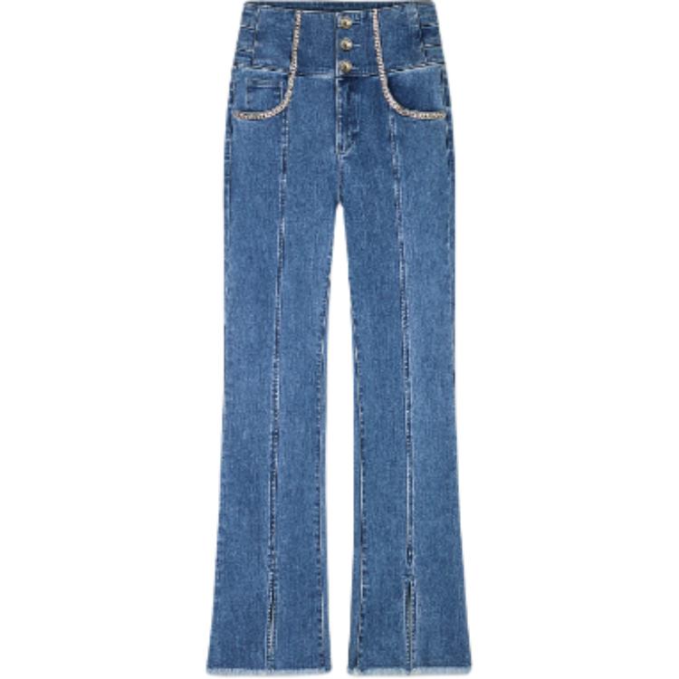 

Джинсы KARL LAGERFELD FW24 женские синие KARL LAGERFELD / Karl Lagerfeld Jeans