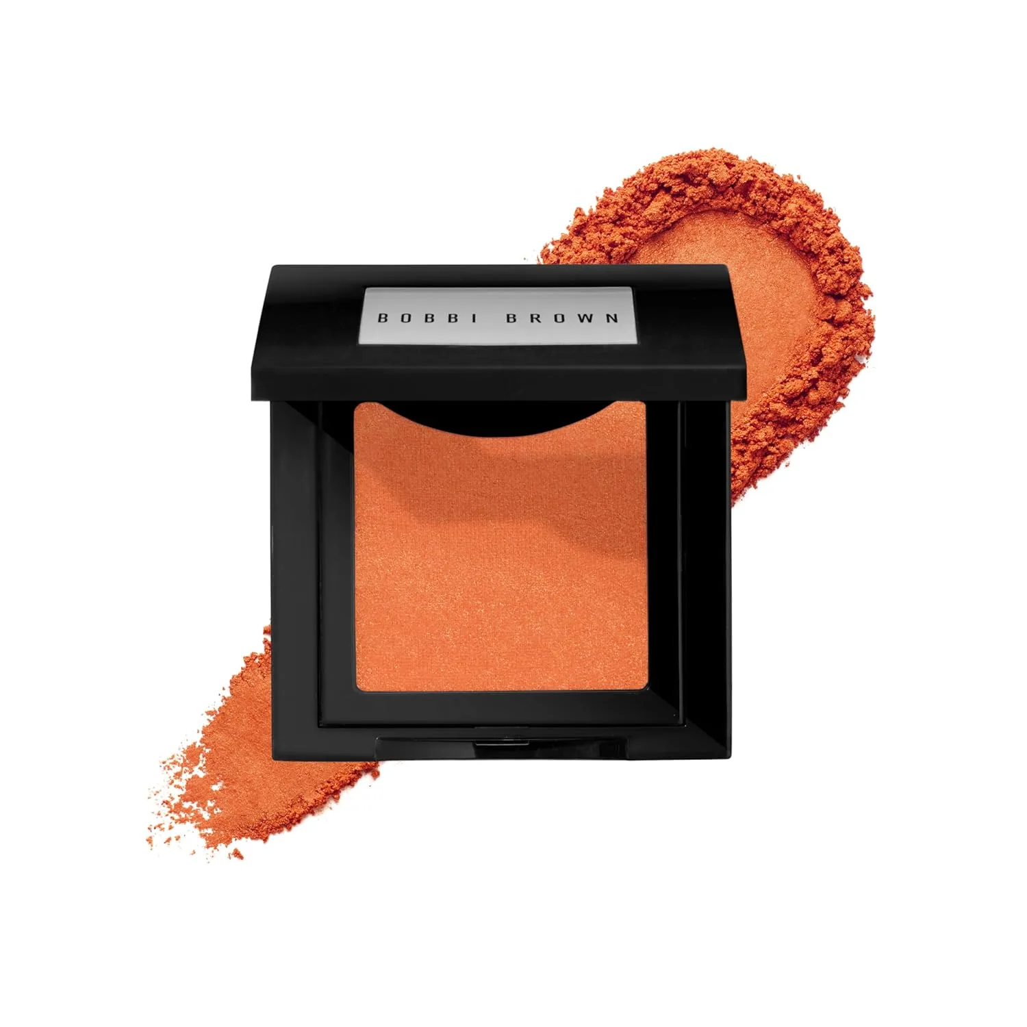 Румяна Bobbi Brown | Натуральные пудровые румяна с возможностью наслаивания для шелковисто-мягкого покрытия, 0,12 унции, 02 Daybreak (Burnt Orange with gold shimmer)