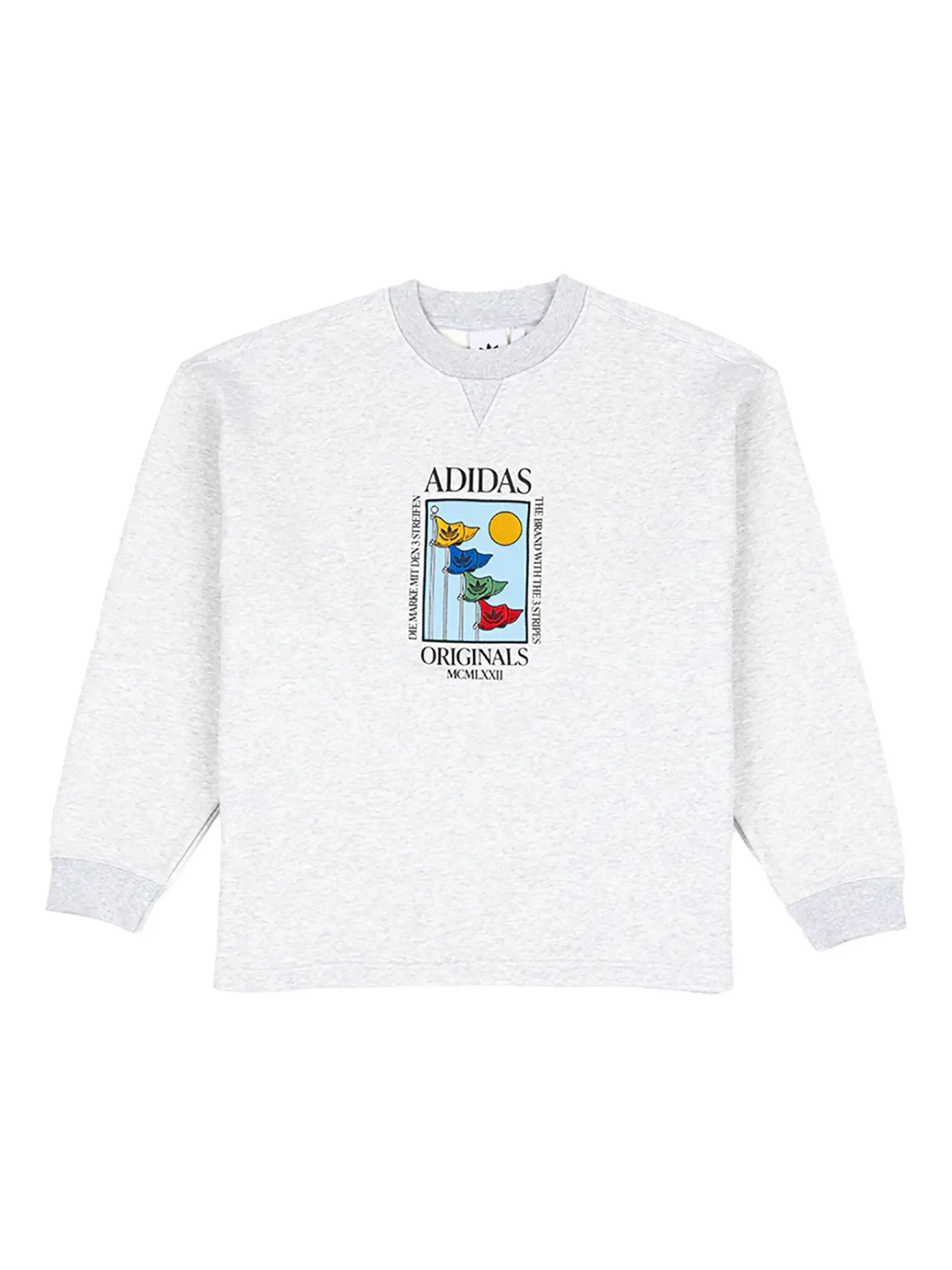 

Футболка с длинными рукавами Adidas, серый