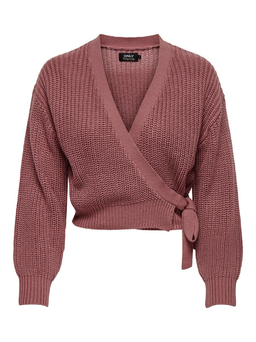 

Вязаный кардиган Only BREDA, темно-розовый