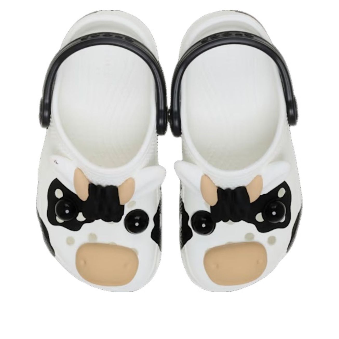 (TD) Crocs Classic IAM Cow Clog 'White' — фото 3