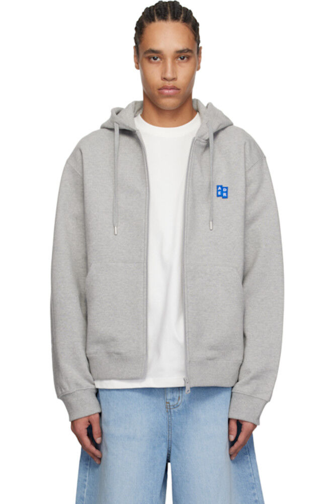 

Серый Significant TRS Tag Zip-Up 01 Hoodie ADER error