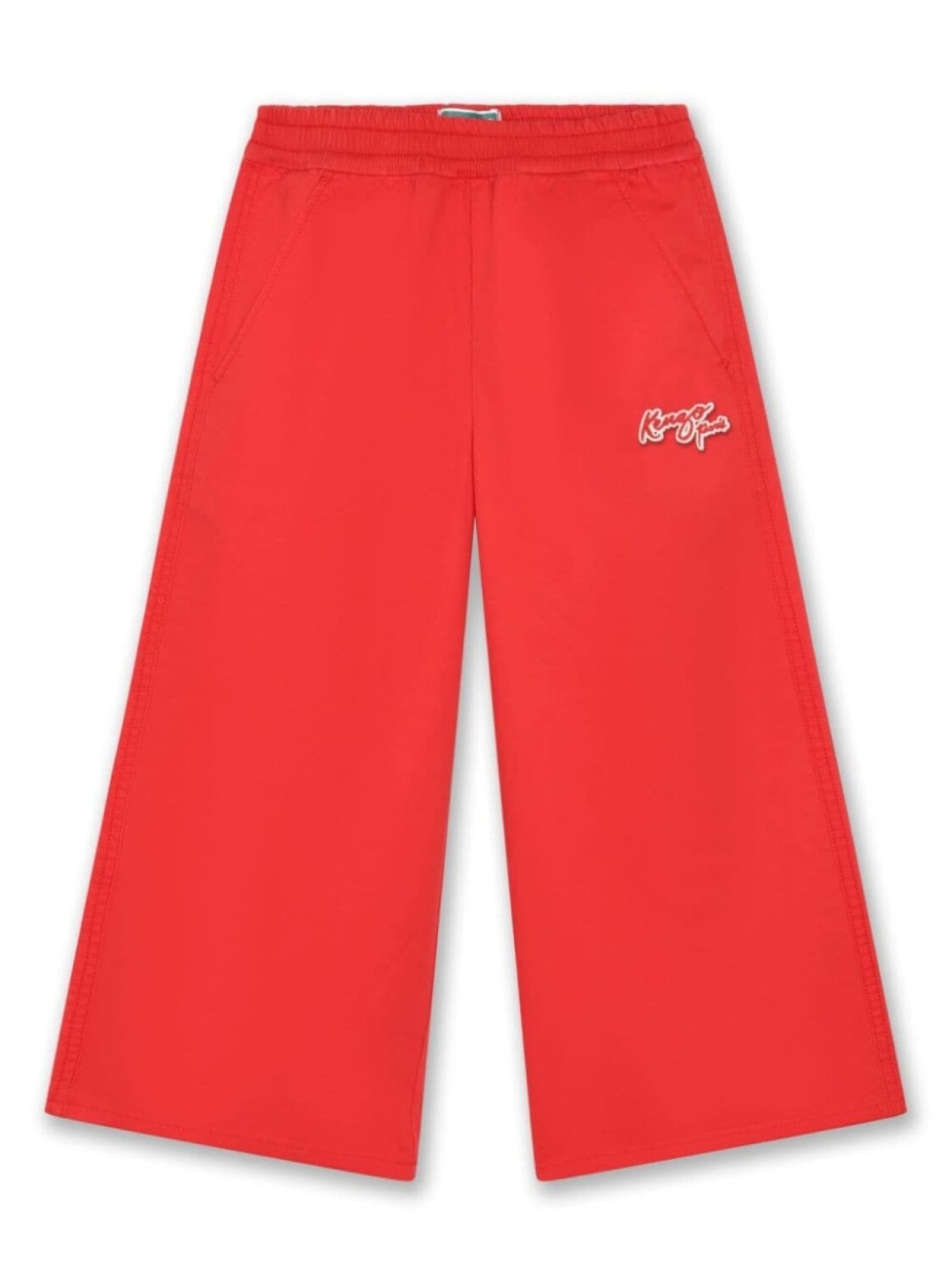 

Kenzo Kids широкие брюки с логотипом, красный