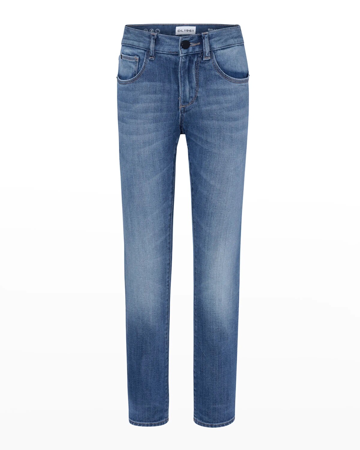 

Джинсы узкого кроя Brady для мальчиков DL1961 Premium Denim, цвет Medium Blue