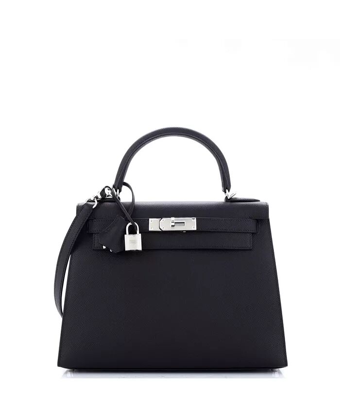 

Сумка Kelly 28, черная, Epsom, с палладиевой фурнитурой Pre-Owned HERMÉS, черный