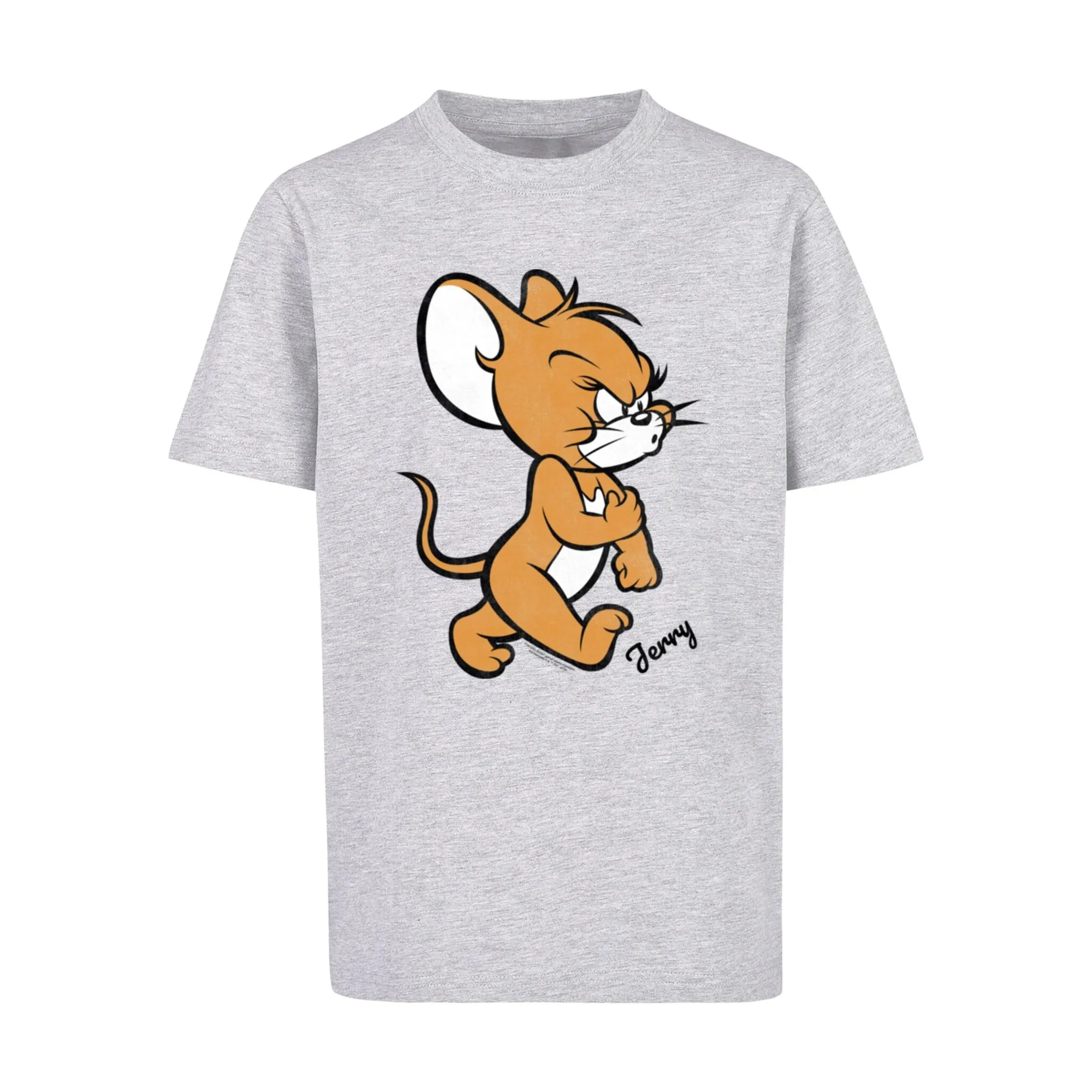 

Футболка Merchcode «Мужская детская футболка Merchcode Tom & Jerry - Angry Mouse Basic», цвет heathergrey