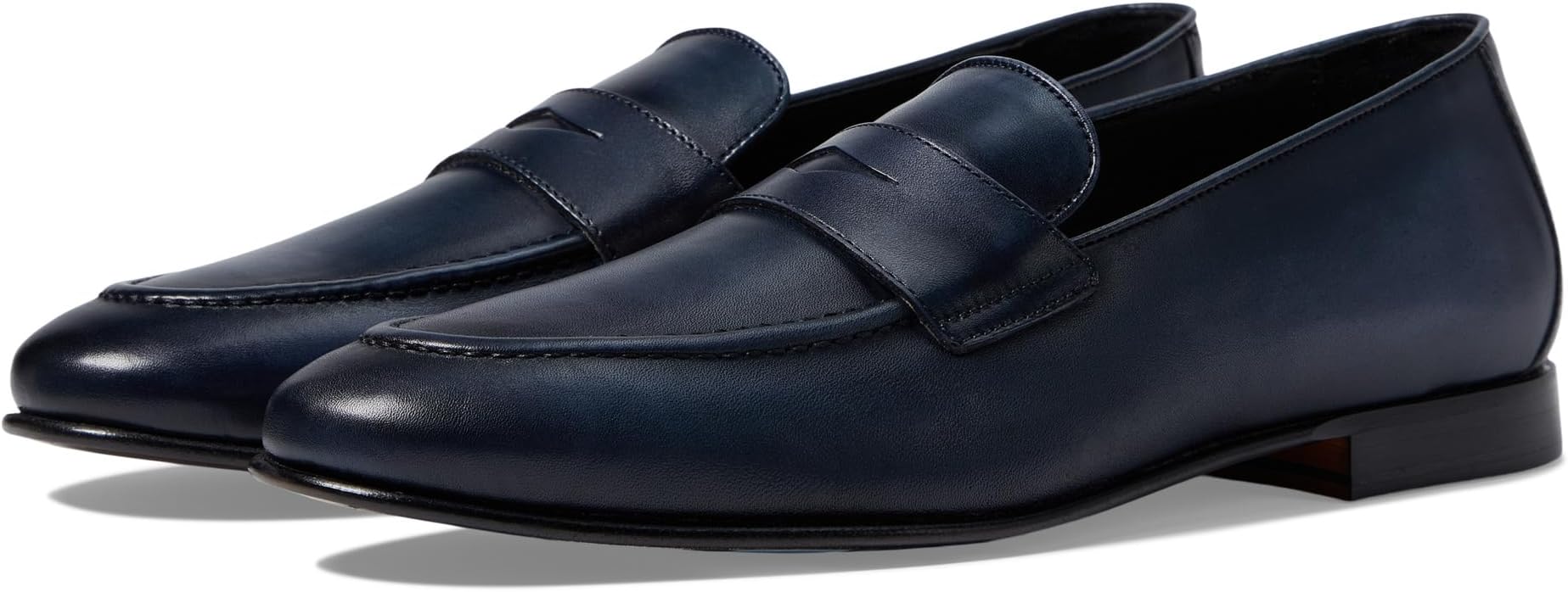 

Лоферы Massimo Matteo Corazzano Penny Loafer, темно-синий