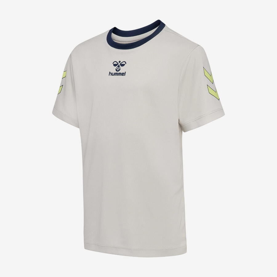 

Детская гандбольная футболка HUMMEL серо-желтая