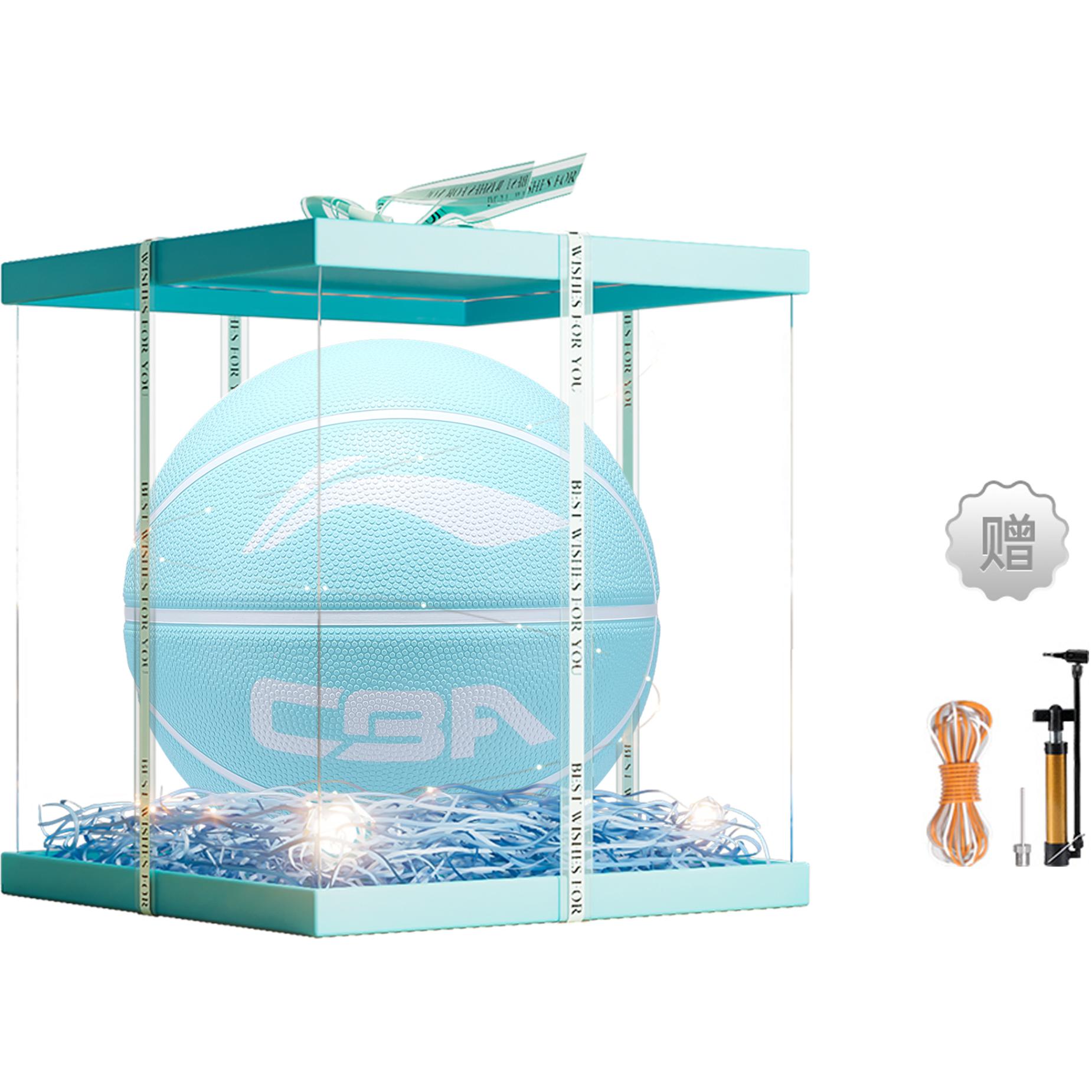 

LINING CBA Collection резиновый баскетбольный мяч Blue размер 7 мяч для тренировок China