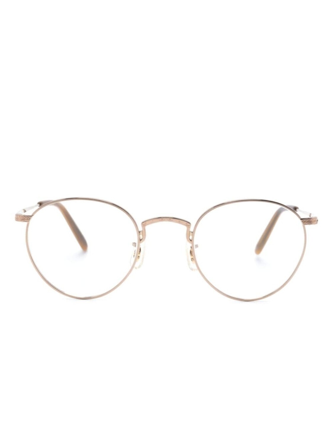 

Oliver Peoples очки в круглой оправе, золотистый