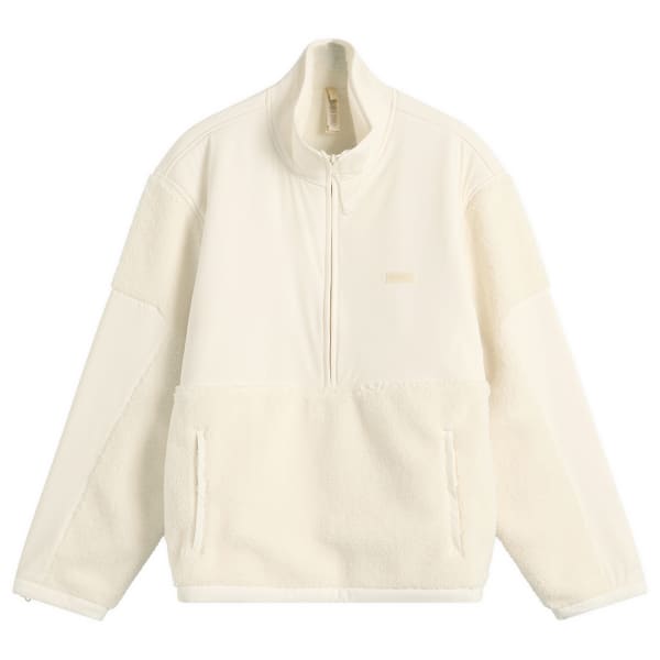 

Пуловер "Тедди" с половинной молнией Skims, экрю