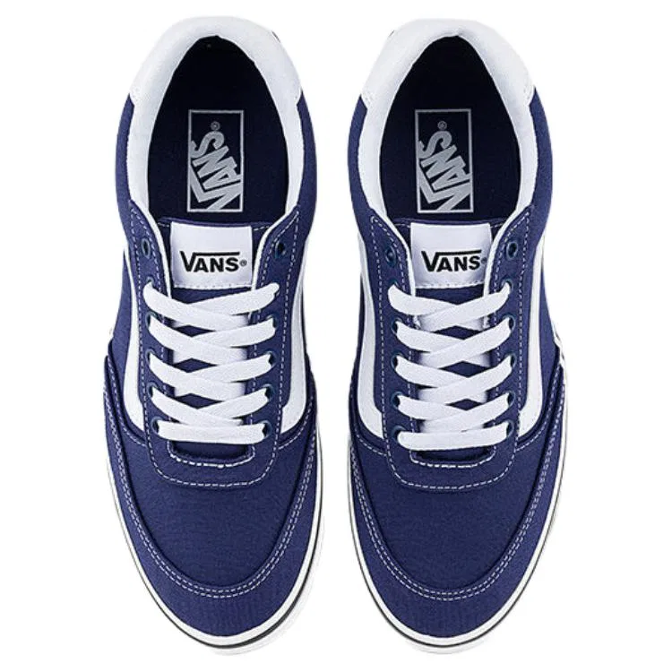 Скейтбординг кеды Vans Brooklyn Blue White — фото 4
