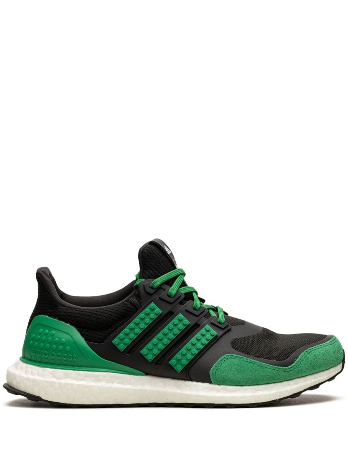 

Adidas кроссовки Ultraboost DNA Core Black/Green/Core Black из коллаборации с LEGO, зеленый
