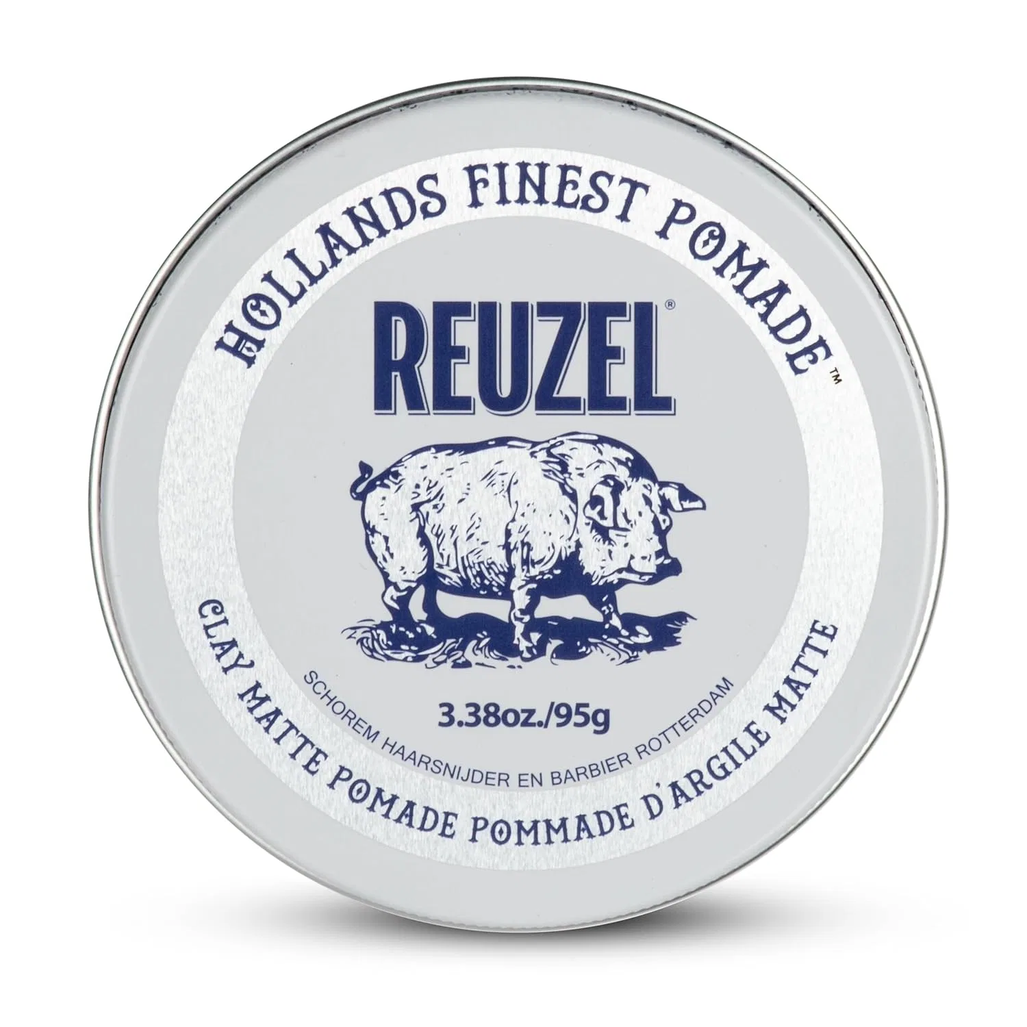 Матовая глиняная помада для волос Reuzel Matte Clay, 95 г Reuzel