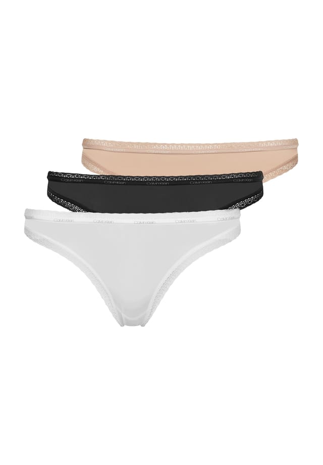 

Трусы Rio 3 шт. в упаковке Calvin Klein, белый