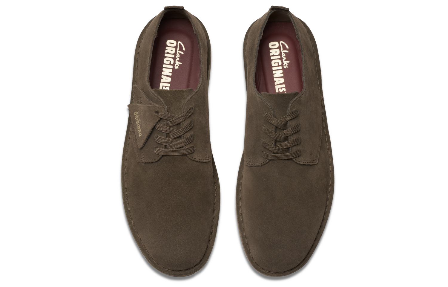 Мужская повседневная обувь, мужские низкие кеды Clarks, серый 261781987 — фото 4