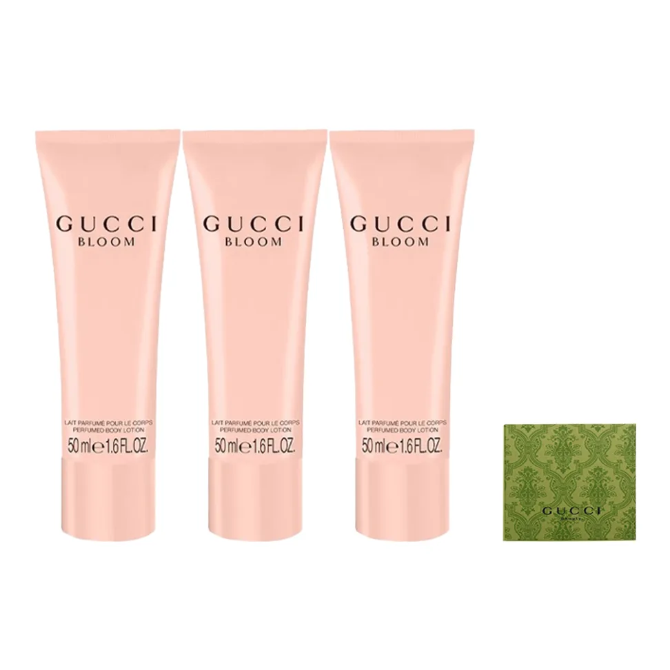 GUCCI Увлажняющий ароматный лосьон для тела Bloom Perfume, 50 мл, 50ml*3