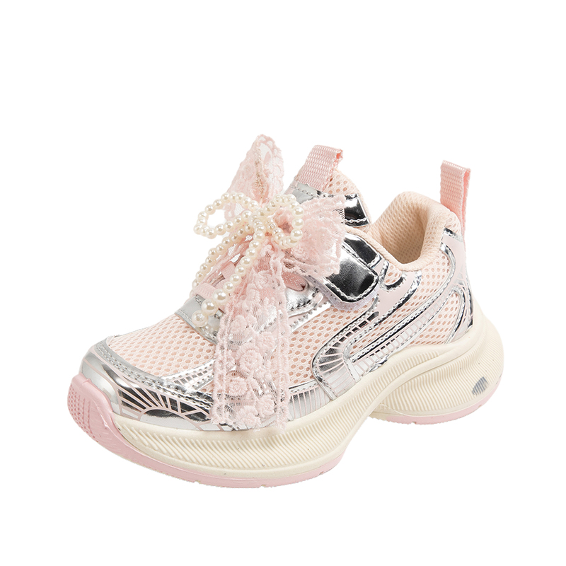 

Низкие детские кроссовки для повседневной жизни SHIBU, розовый