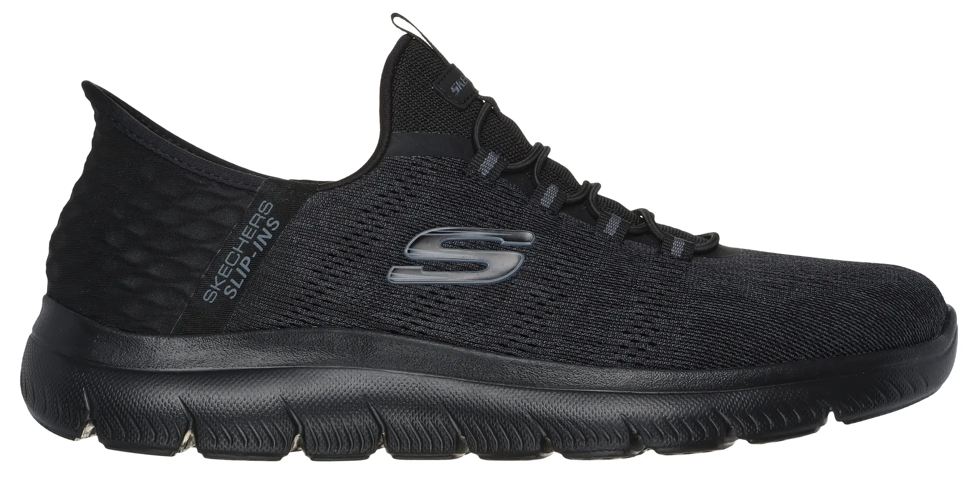 Слипоны Skechers "SUMMITS-KEY PACE", тапочки, повседневная обувь, полуботинки веганского производства, черный — фото 2
