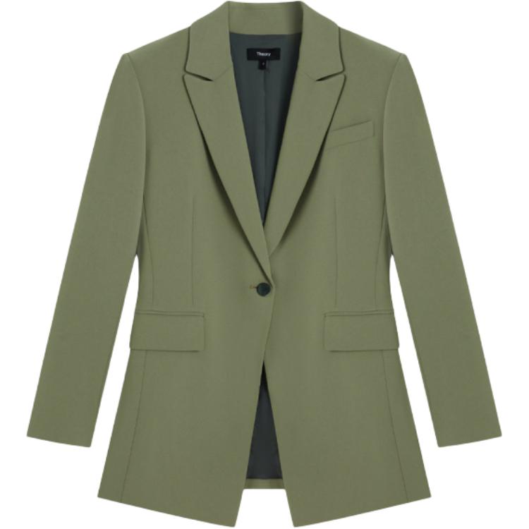 

THEORY Женский деловой костюм, Army Green W75
