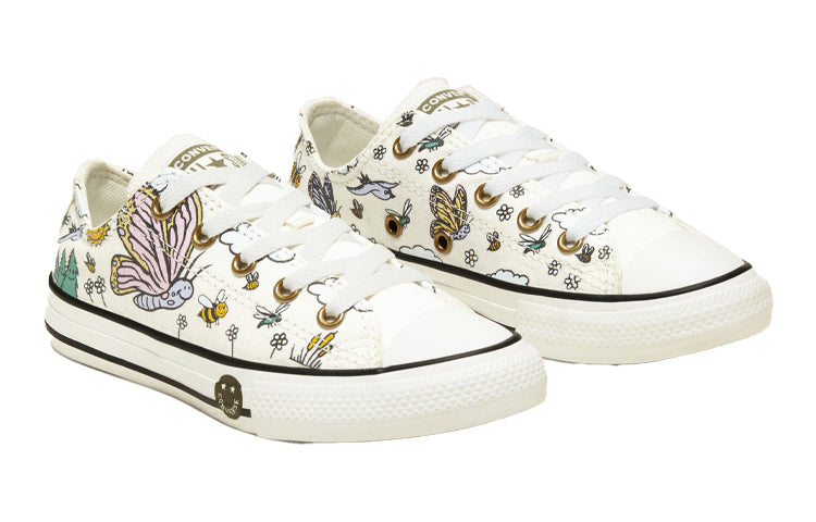 Кеды Converse Chuck Taylor All Star Low GS 'Summer Camp - Vintage White', белый — фото 2
