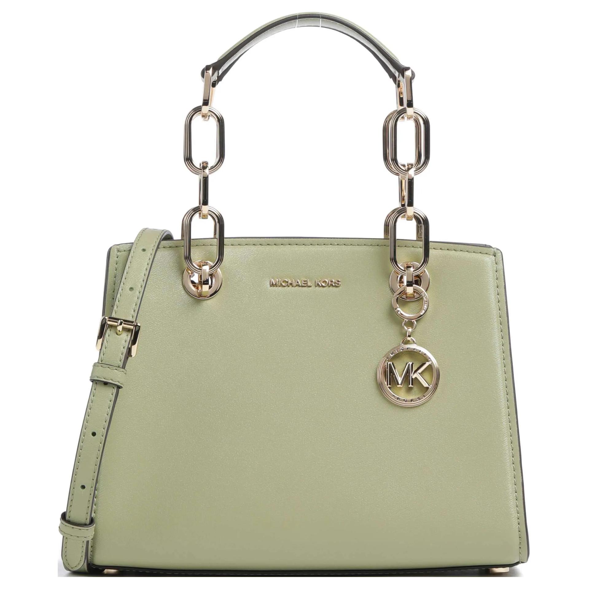 

Сумка через плечо из зернистой телячьей кожи, зеленая MICHAEL KORS