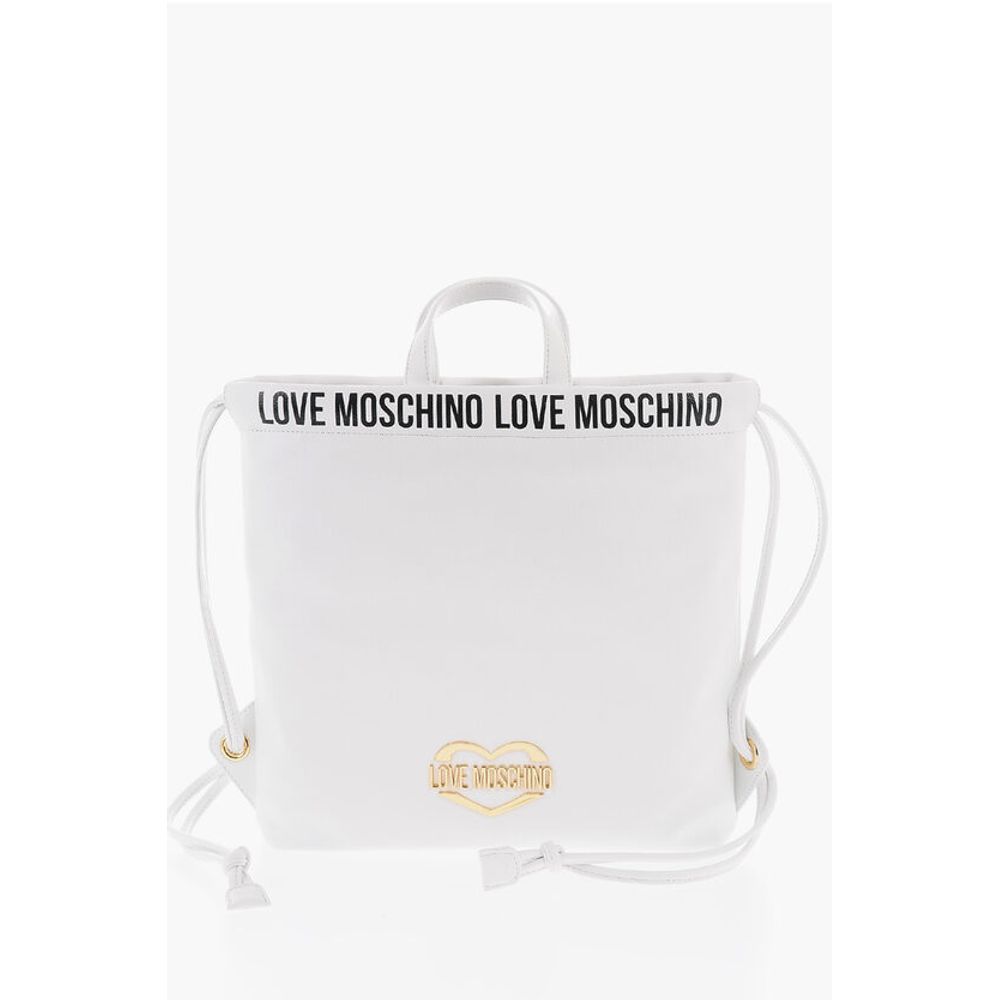 

Сумка LOVE из искусственной кожи с напечатанным логотипом Moschino, White