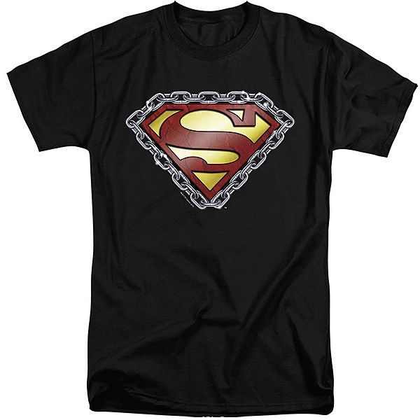 

Футболка с принтом Superman chained shield Licensed Character
