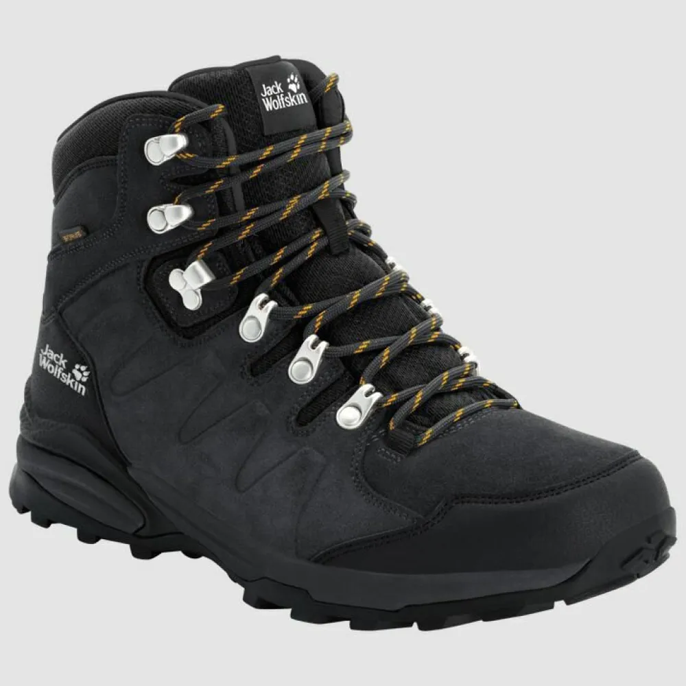 

Треккинговые ботинки Jack Wolfskin Refugio Texapore Mid, серый