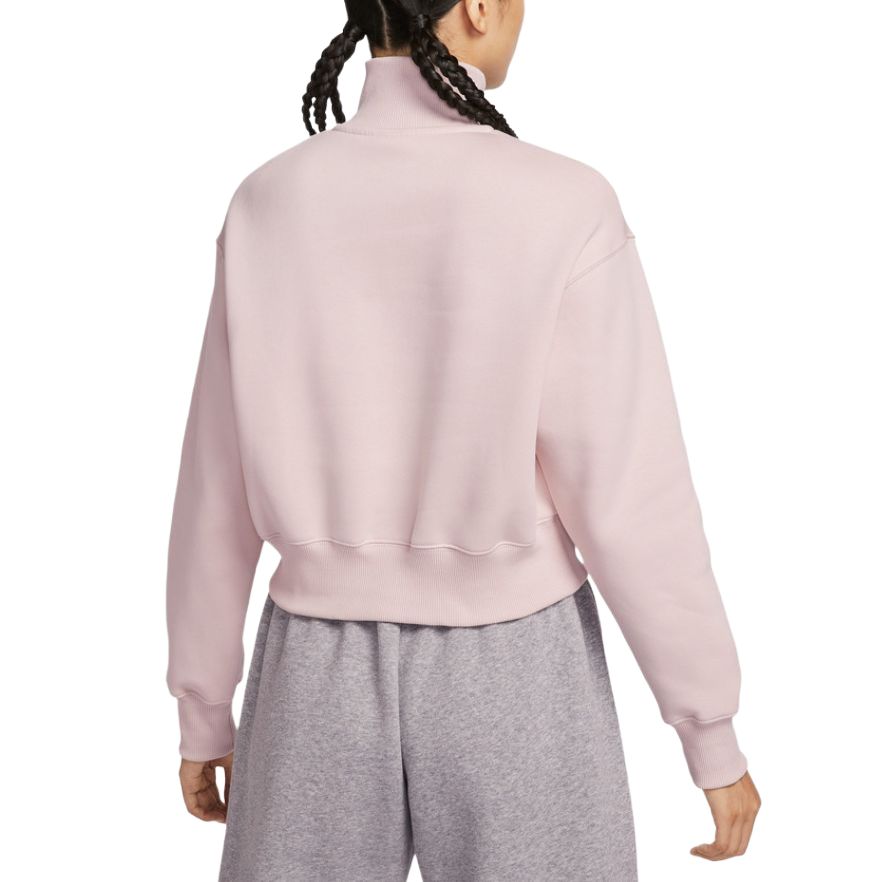 Флисовая толстовка PHNX FLC QZ CROP женская Nike, розовый — фото 3