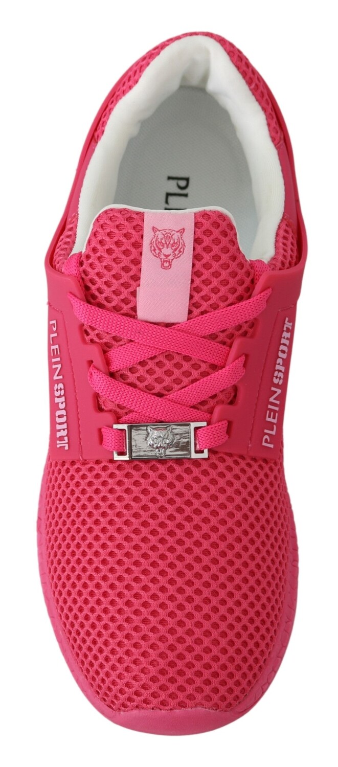 Plein Sport Fuxia Beetroot Беговые кроссовки Becky из полиэстера Женская обувь, розовый — фото 2
