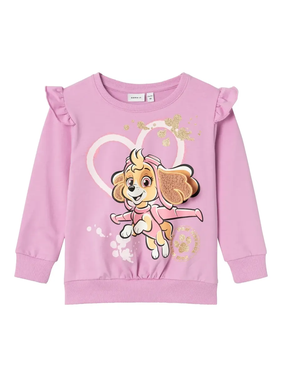 

Толстовка Name It "NMFJYLA PAWPATROL SWEAT UNB NOOS CPLG", цвет Pastel Lavender