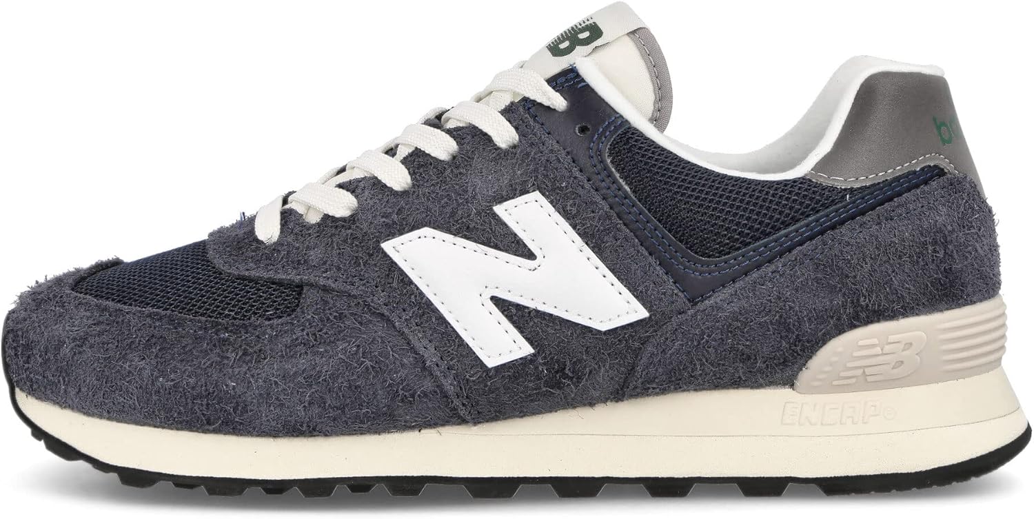 

Детские кроссовки New Balance 574 V1 на шнуровке, Black/White