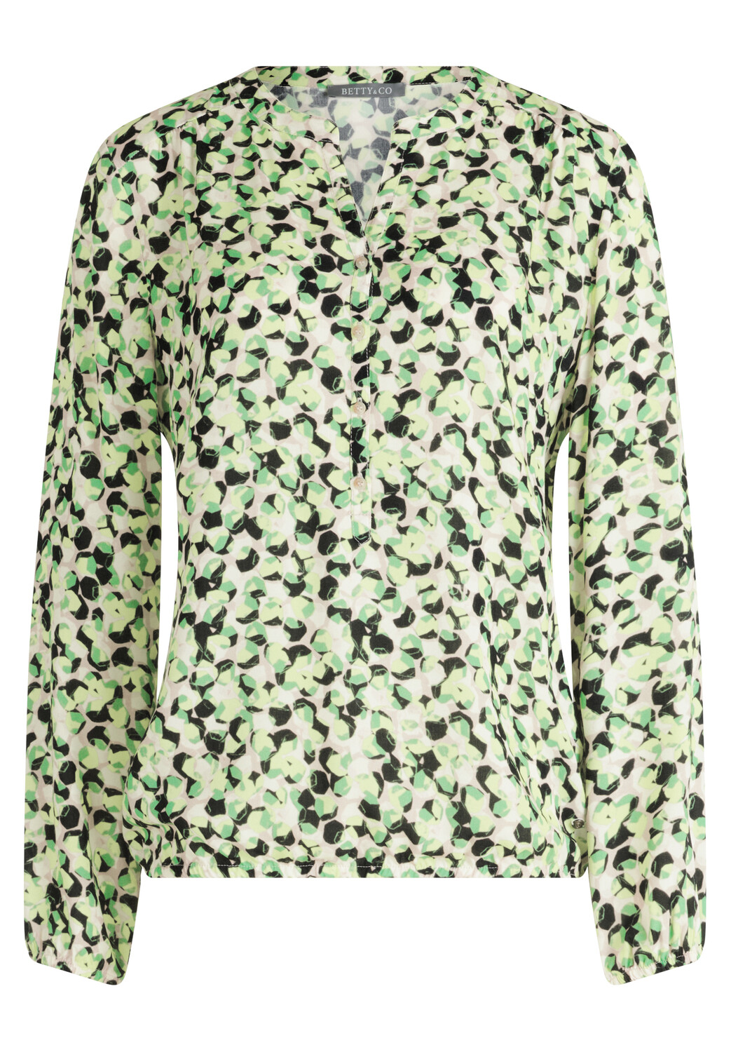 

Блуза BETTY & CO Schlupf mit Print, цвет Green-Nature