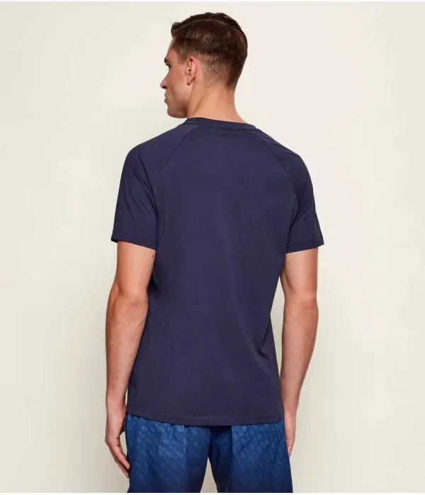 Футболка медсестры slim fit Boss, темно-синий — фото 3