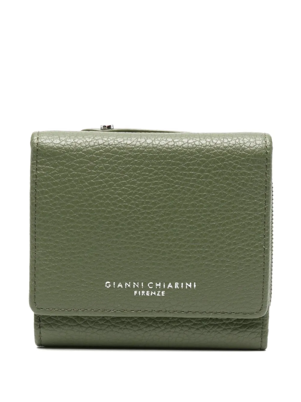 

Кошелек из зернистой кожи GIANNI CHIARINI, зеленый